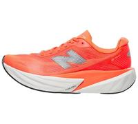 New Balance Women's FuelCell Rebel V5 Running Shoe, Urgent Red/White/Silver Metallic, 8.5 UK