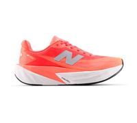 New Balance Women's FuelCell Rebel V5 Running Shoe, Urgent Red/White/Silver Metallic, 4.5 UK