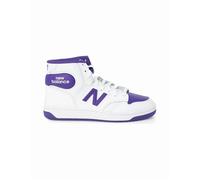 New Balance Women's Leather Perforated Sneakers with 3cm Heel Women - Purple