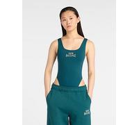 New Balance Womens Linear Heritage Bodysuit, Green, Size Xl, Women Green