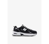 New Balance Womens New Balance Mr530 Leather and Mesh Low-Top Trainers Black White Grey 4.5