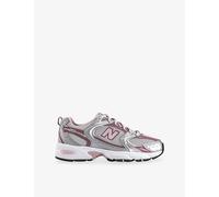 New Balance Womens New Balance Mr530 Leather and Mesh Trainers Silver Metallic Rosewood 5.5