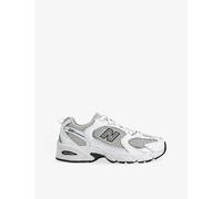 New Balance Womens New Balance Mr530 Leather and Mesh Trainers White Silver Metallic Bl 9