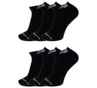 New Balance Women's Performance Cushioned Low Cut Socks-6 & 12 Moisture Wicking, Black (6 Pairs), X-Large