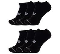 New Balance Women's Performance Cushioned No Show Socks-6 & 12 Pairs-Moisture Wicking, Black (6 Pairs), X-Large