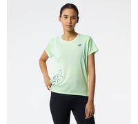 New Balance Womens Printed Fast Flight Short Sleeve T-Shirt Colour: PRINT, Size: Extra Small