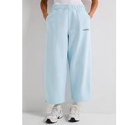 New Balance Womens Reimagined Fleece Barrel Leg Pant, Blue, Size L, Women Blue