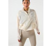 New Balance - Ultra-light water-repellent jacket - Better Run Water Resistant Jacket W Linen for Women - Size M - Beige Beige