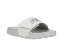 New Balance Women's Slide Sandal, Grey Matter/Sea Salt, 5 Wide