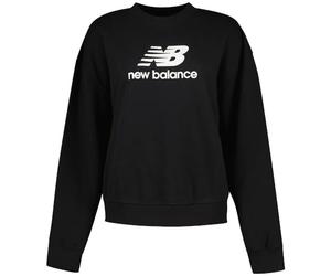 New Balance Women's Sport Essentials French Terry Logo Crew Sweatshirt, Black, M