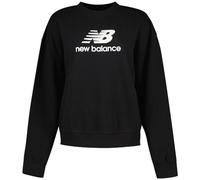 New Balance Women's Sport Essentials French Terry Logo Crew Sweatshirt, Black, M