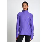 New Balance Women's Sport Essentials Space Dye 1/4 Zip - Electric Purple - Size: Medium