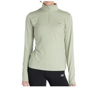 New Balance - Women's Sport Essentials Space Dye Quarter Zip - Running shirt size S, sand