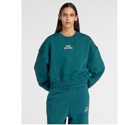New Balance Women's Trackside Fleece Crew - Medusa Green - Size: Medium