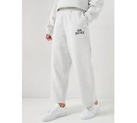 New Balance Womens Trackside Half Zip Joggers, Grey, Size L, Women Grey