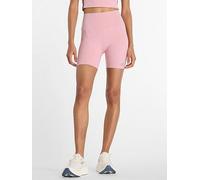 New Balance Womens Training Harmony High Rise 6Inch Bike Shorts - Pink, Pink, Size M, Women Pink