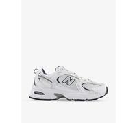New Balance Womens White Blue Mr530 Logo-embossed Leather and Mesh Low-top Trainers 11.5