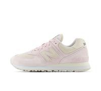 New Balance Women's WL574 Core Plus Collection Sneaker, Pink Granite/Linen/Sea Salt, 7.5 UK