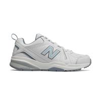 New Balance Women's WX608V5 in White/Blue Leather, size 6.5
