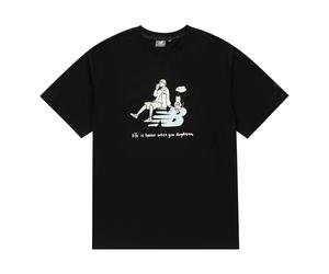 New Balance x PK Graphic Tee Asia Sizing 'Black White' 5ED26011-BK M