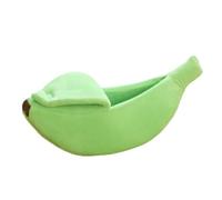 NEW Banana Boat Shape Bed House Cute Mat Beds Warm Portable Pet Kennel Basket Dog Cushion Winter Supplies dogs cave semi-closed bananas beds donut donut house dog house warm blue nest donut do