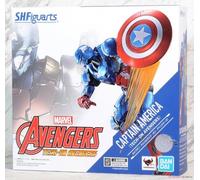 Tamashii Nations Figure SH Figuarts Captain America Tech-On Avengers Marvel 16 cm