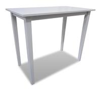 New Bar Table Wood Console Side Dining Kitchen Table White / Brown Selectable v