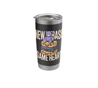 NEW Base Same Heart Teddy Bear Suitcases Moving Home Stainless Steel Insulated Tumbler