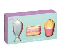 New Bath Fizzer Gift Set 3pk - Fun Snack Shaped Bath Bombs in Assorted Designs - Relaxing & Playful Bath Time Gift for Kids and Adults A-29 (Hot Dog)