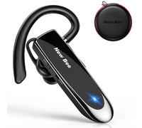 New Bee Bluetooth Headset, Bluetooth Earpiece with Mic in Ear, Black