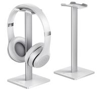 New Bee Headphone Stand Headset Stand for All Headphones, White | Universal Aluminum Headphone Holder for Desk, Gaming Headset Holder Mount for Desktop Earphone Headphone Display