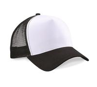 New Beechfield B640 Blank Trucker Hat Mesh Cap snapback Black/White or Black