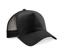 New Beechfield B640 Blank Trucker Hat Mesh Cap snapback Black/White or Black