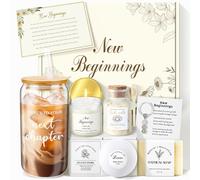 New Beginnings Gifts for Women Get Well Soon Gift Set for Women Birthday Hampers Gifts for Mum Sister Ladies Self Care Set Kit Birthday Gifts, Set Self Care Package for Her Coworker Relaxation Spa Set