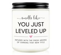 New Beginnings Gifts for Women, New Job Gifts, 3.5oz Lavender Scented Candle Beginnings Candle, Congratulations Gift for Coworker, Gamer, Friend, Boss, Teachers, Nurses