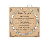 , New Beginnings Retirement Christmas Graduation Birthday Good Luck Gifts for Women Mom Grandma Sister Coworkers Friends, Adjustable(7-9 Inches), no