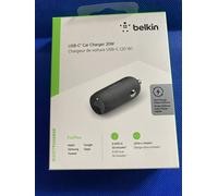 NEW Belkin USB-C Car Charger 20W Fast Charge