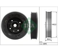 INA 544 0158 10 Crankshaft pulley