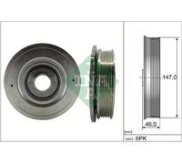 INA 544 0094 10 Crankshaft pulley