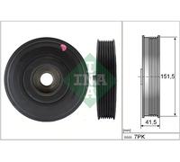 INA 544 0088 10 Crankshaft pulley