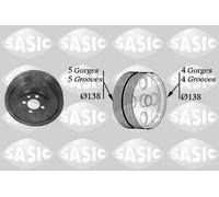 New Belt Pulley, crankshaft for SKODA VW:SUPERB I,PASSAT B5.5,SUPERB I Sedan