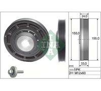 New Belt Pulley Set, crankshaft for NISSAN RENAULT:NOTE,KANGOO,SUNNY II