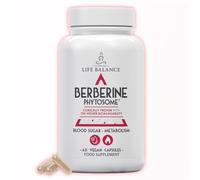 New: Berberine Phytosome® - 10X Higher Bioavailability - Clinically Studied Effectiveness for Metabolism & Blood Sugar Control - 60 Capsules - UK Made Supplement - GMP Standards - Zero Additives
