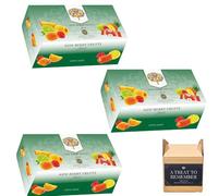 New Berry Fruits Jewels Assorted Soft-Centered Fruit Jellies Delightful Individually Wrapped 250 g (Pack of 3)