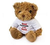 NEW - BEST PARAMEDIC IN THE WORLD - Teddy Bear - Cute Soft Cuddly - Award Gift Present Birthday Xmas