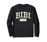 New Bibi Est 2026 1st First Time Pregnancy Announcement Long Sleeve T-Shirt