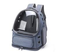 New Bicycle Pet Carrier with Front Mount Bracket, Convertible Bike Dog Basket & Cat Carrier Backpack, Double-Sided Vent Holes, Padded Straps, Storage Pockets-Safe(Color:Blue)