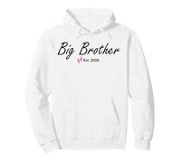 New Big Brother of a baby Girl Established 2026 Pullover Hoodie