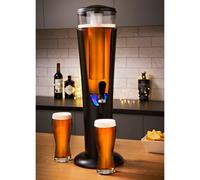 New Big Chill Light Up Tower Beer Dispenser -Black