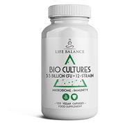 New: Bio Cultures Complex - 55 Billion CFU - Delayed Release Capsules - Includes Lactobacillus Acidophilus and Bifidobacterium lactis - Made in The UK - Additive Free (120 Capsule Bottle)